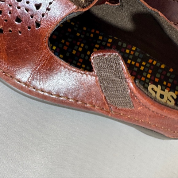 SAS Mary Jane Brown Leather 7.5 Academia Lolita US Tripad Comfort Shoes Y2K 90s - Picture 12 of 13